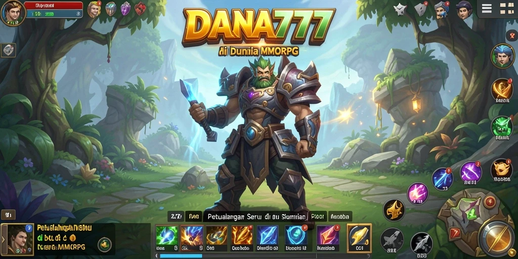Tampilan gameplay DANA777 yang menarik dan penuh aksi di dunia MMORPG.