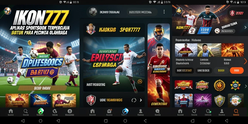 Tampilan gameplay Sportsbook yang seru dan interaktif di IKON777.