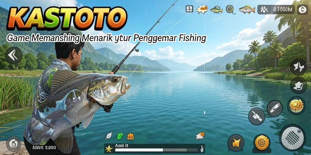 Tampilan screenshot gameplay KASTOTO dengan visual memancing yang menakjubkan.