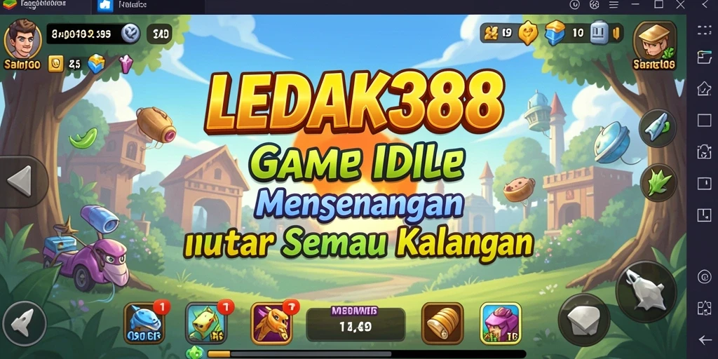 Tampilan gameplay LEDAK388 yang mengasyikkan dan santai.