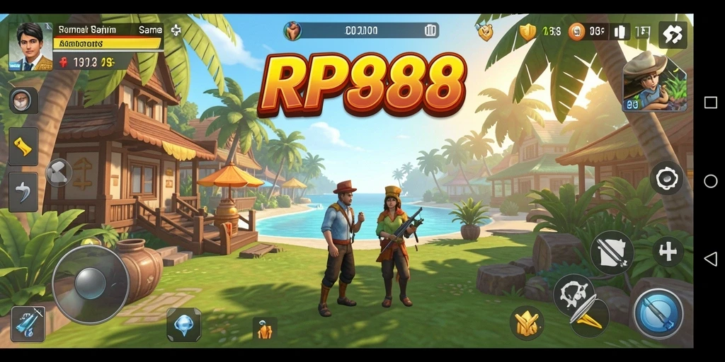 Tampilan gameplay RP888 yang menarik dan menghibur.