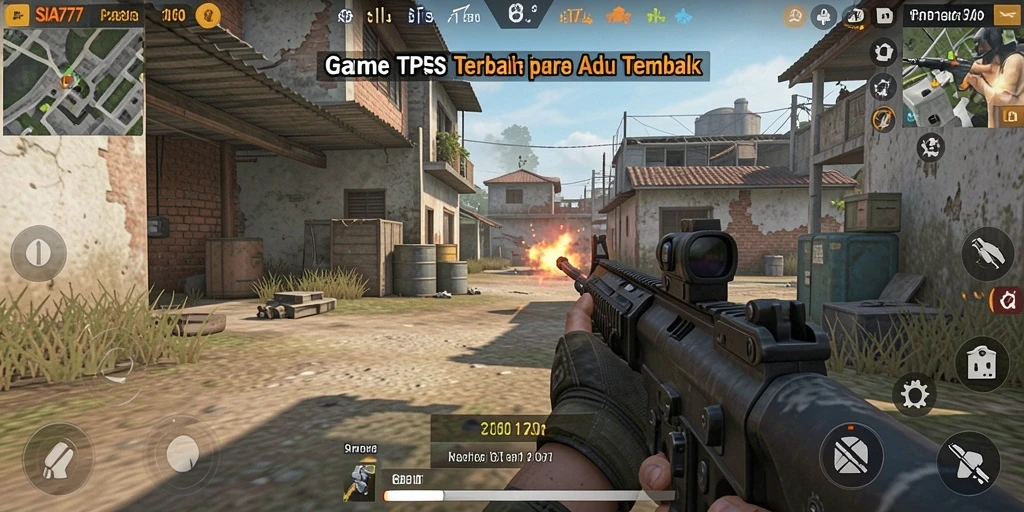 Tampilan gameplay SIA777 dengan aksi tembak-menembak yang intens.