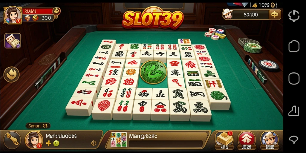 Tampilan gameplay Mahjong yang menarik dan penuh warna.