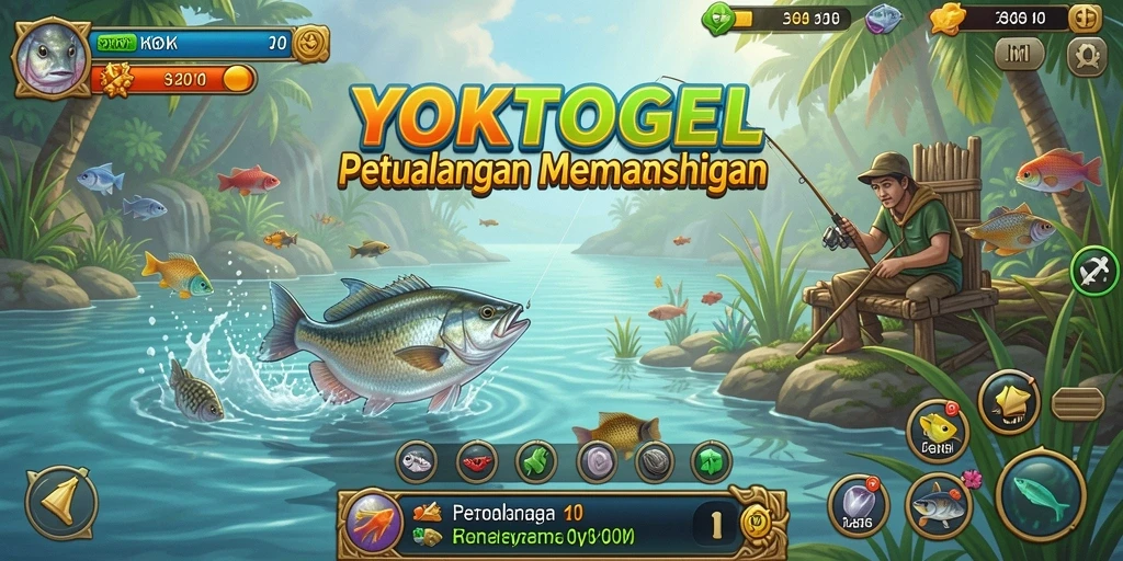 Gameplay YOKTOGEL yang seru dengan pengalaman memancing nyata.